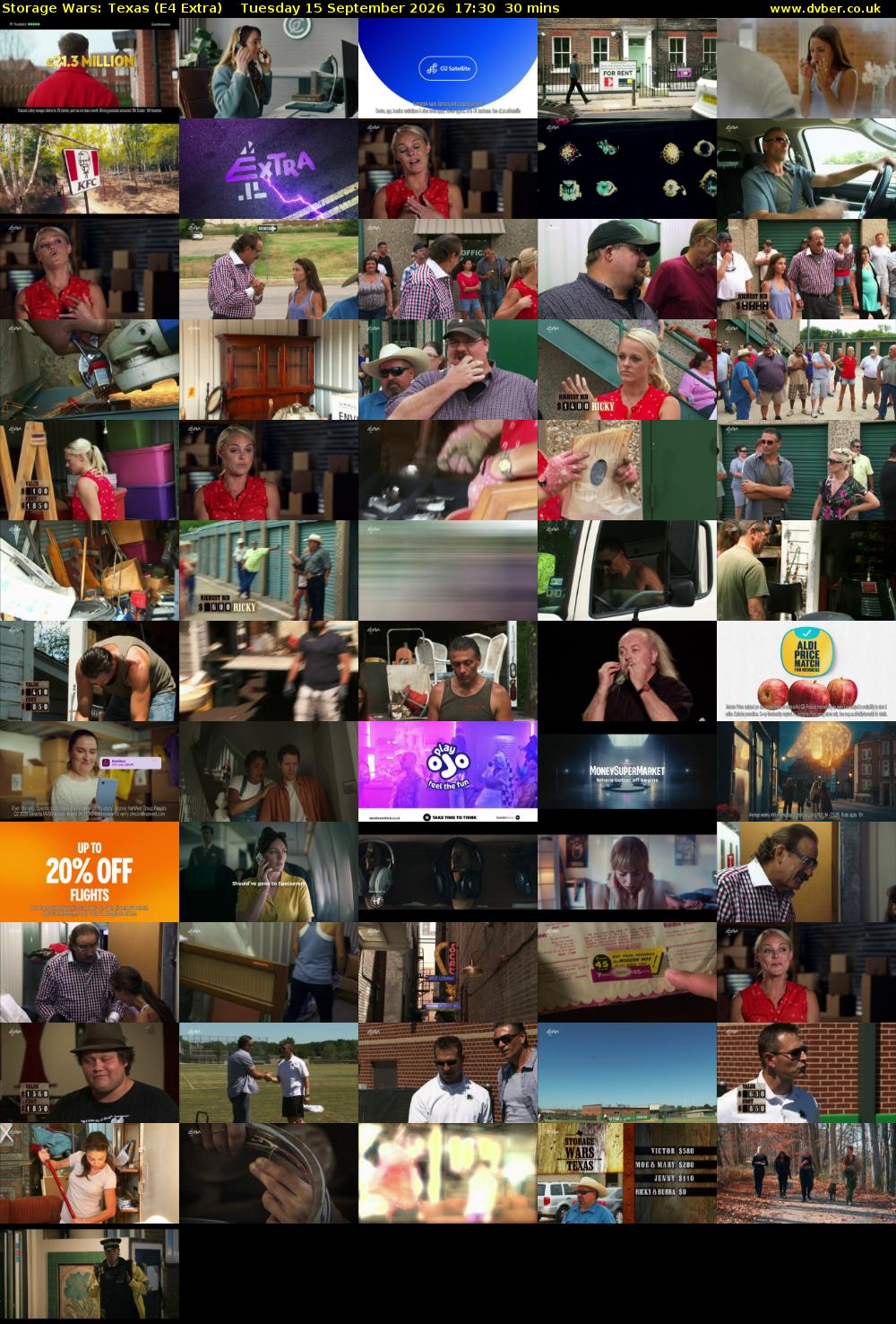 Storage Wars: Texas (E4 Extra) Tuesday 15 September 2026 17:30 - 18:00