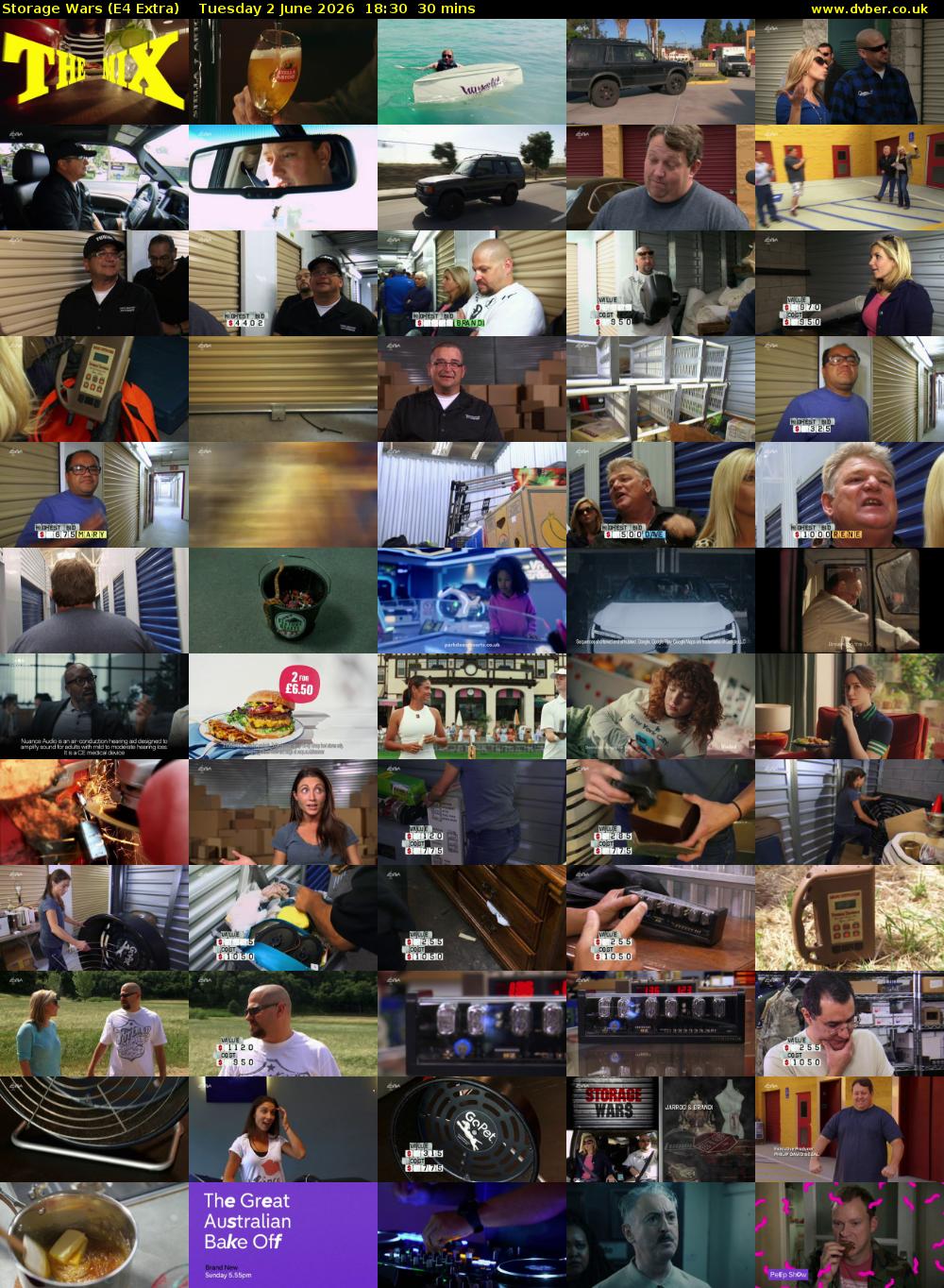Storage Wars (E4 Extra) Tuesday 2 June 2026 18:30 - 19:00