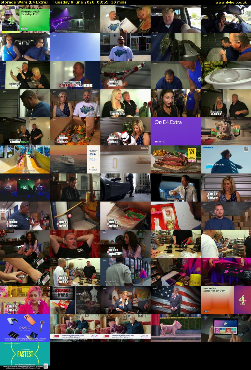 Storage Wars (E4 Extra) Tuesday 9 June 2026 08:55 - 09:25