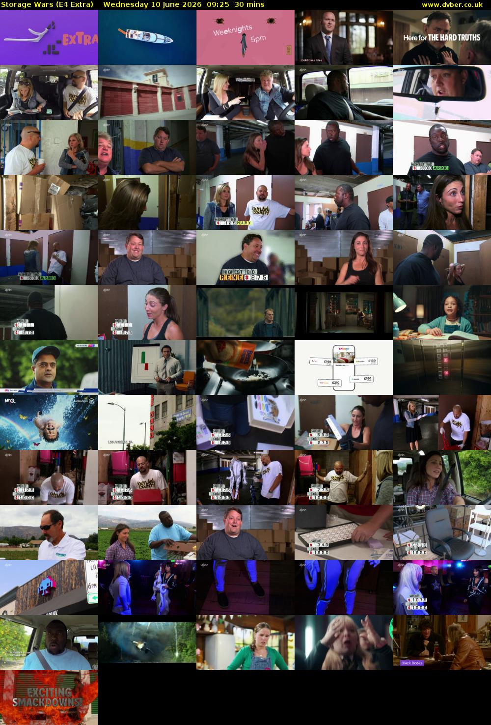 Storage Wars (E4 Extra) Wednesday 10 June 2026 09:25 - 09:55