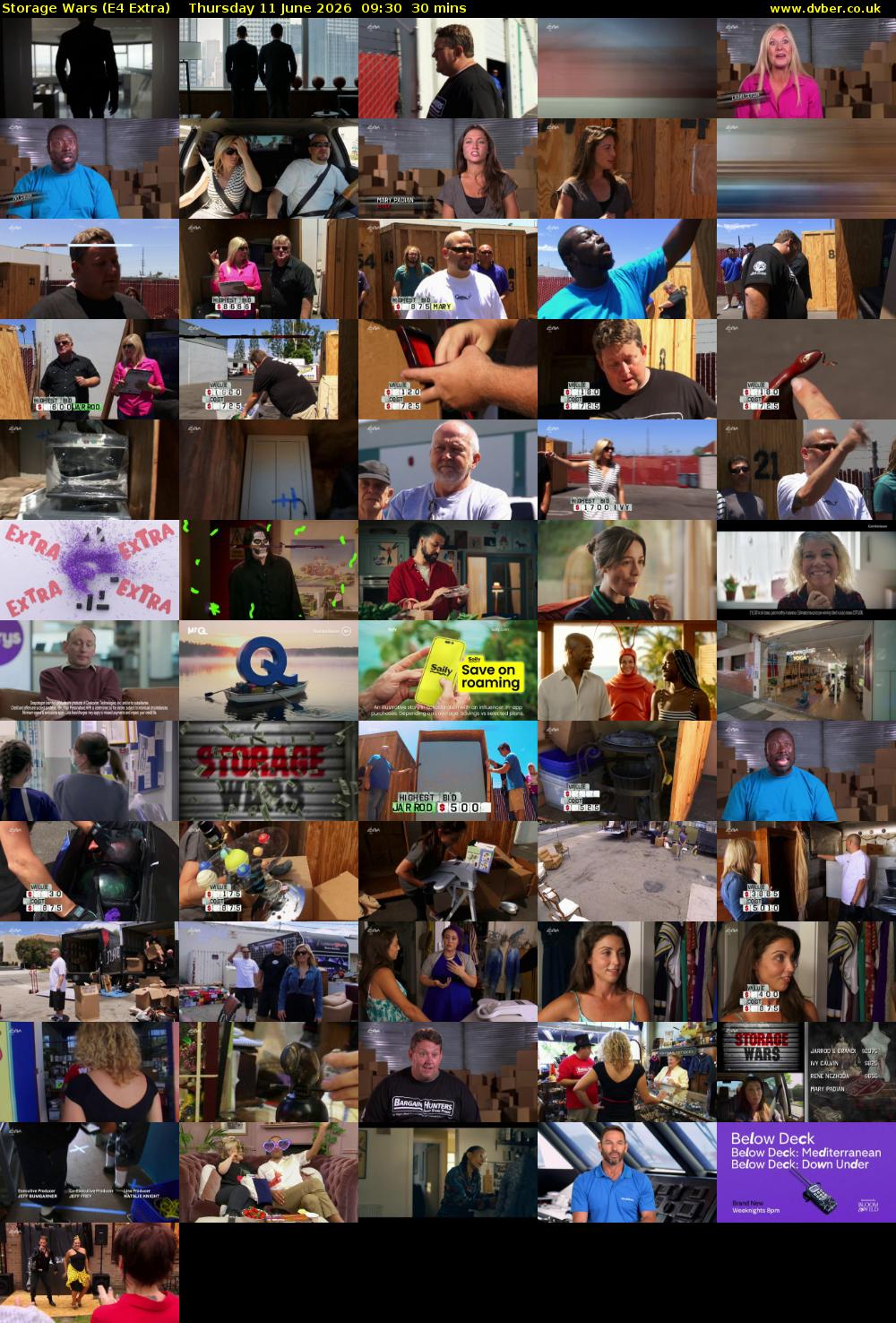 Storage Wars (E4 Extra) Thursday 11 June 2026 09:30 - 10:00