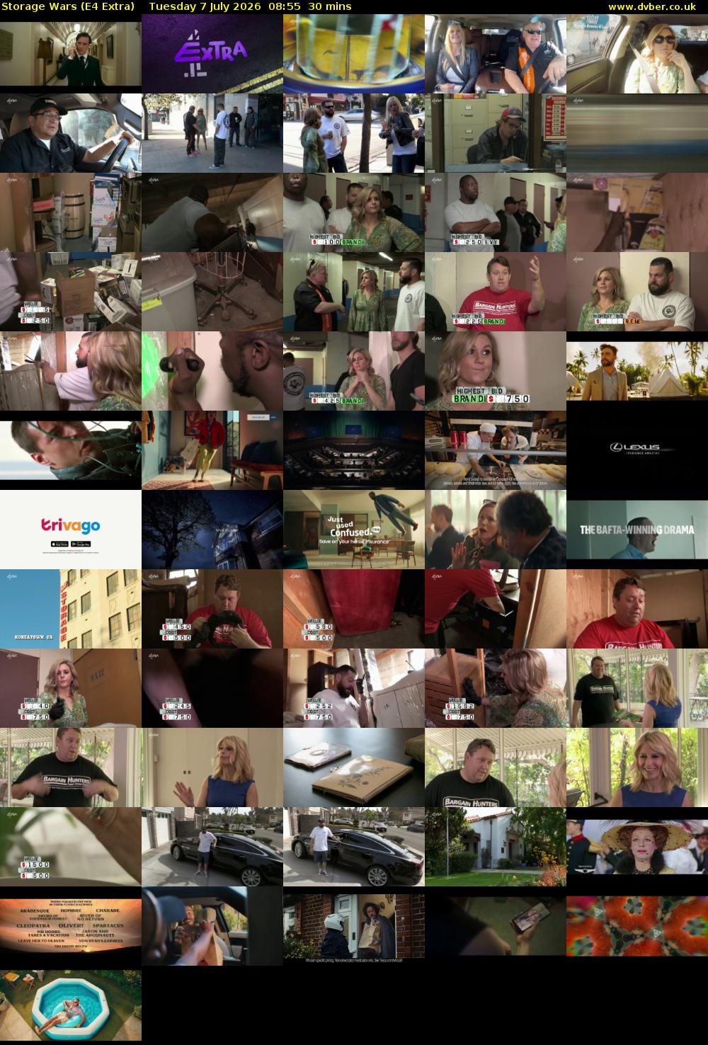 Storage Wars (E4 Extra) Tuesday 7 July 2026 08:55 - 09:25