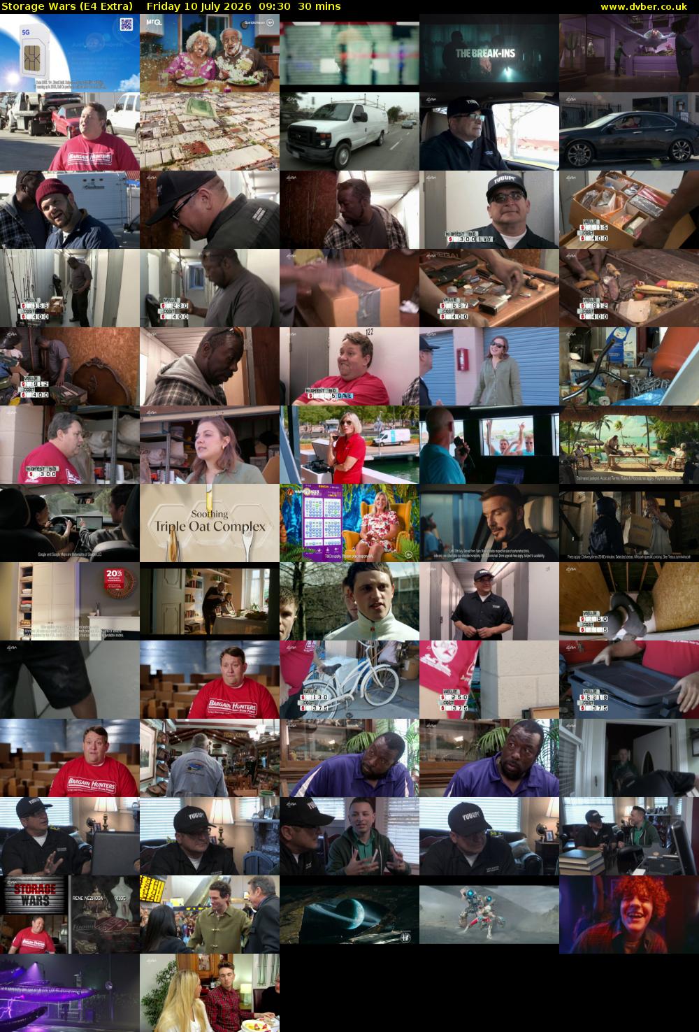 Storage Wars (E4 Extra) Friday 10 July 2026 09:30 - 10:00