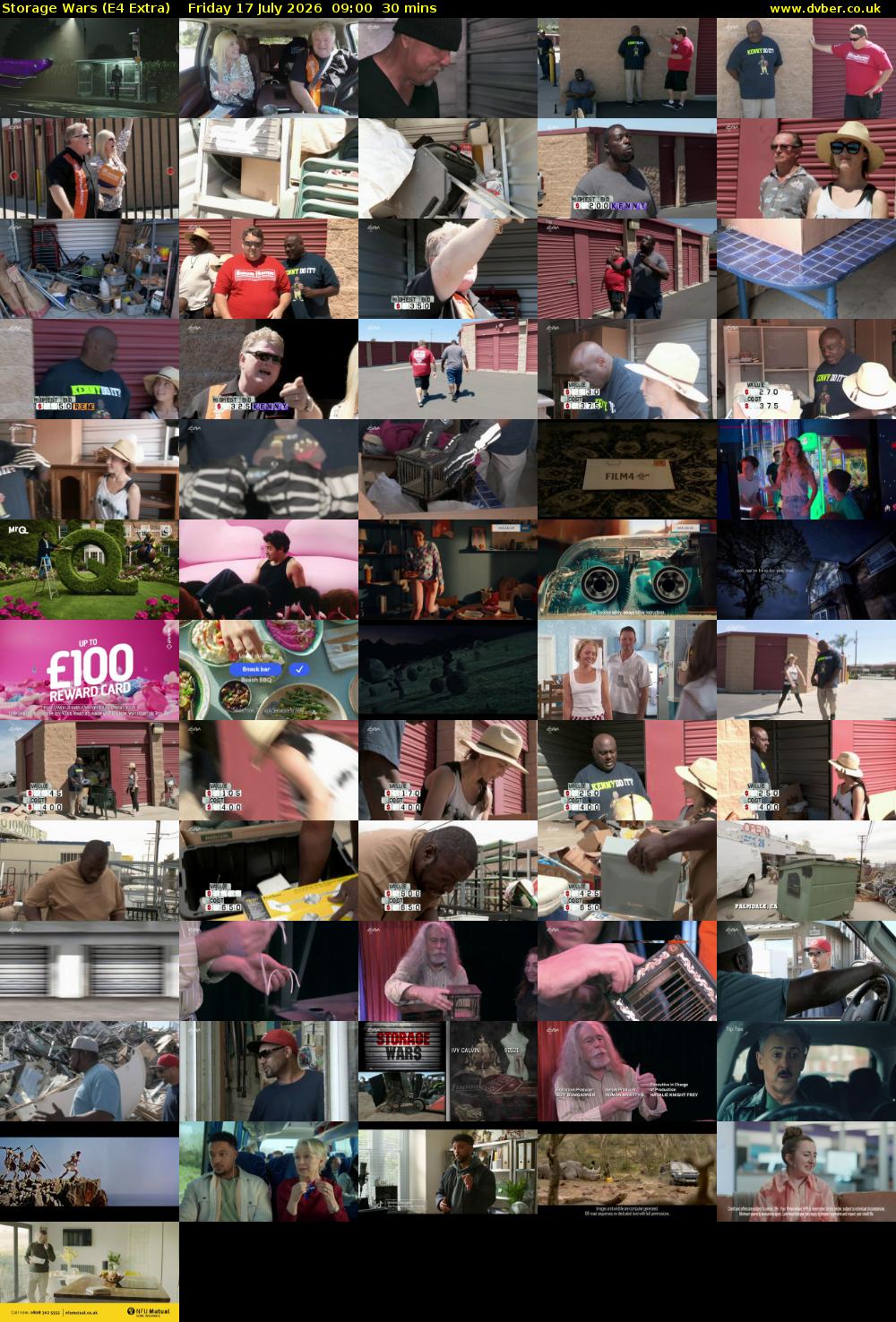 Storage Wars (E4 Extra) Friday 17 July 2026 09:00 - 09:30