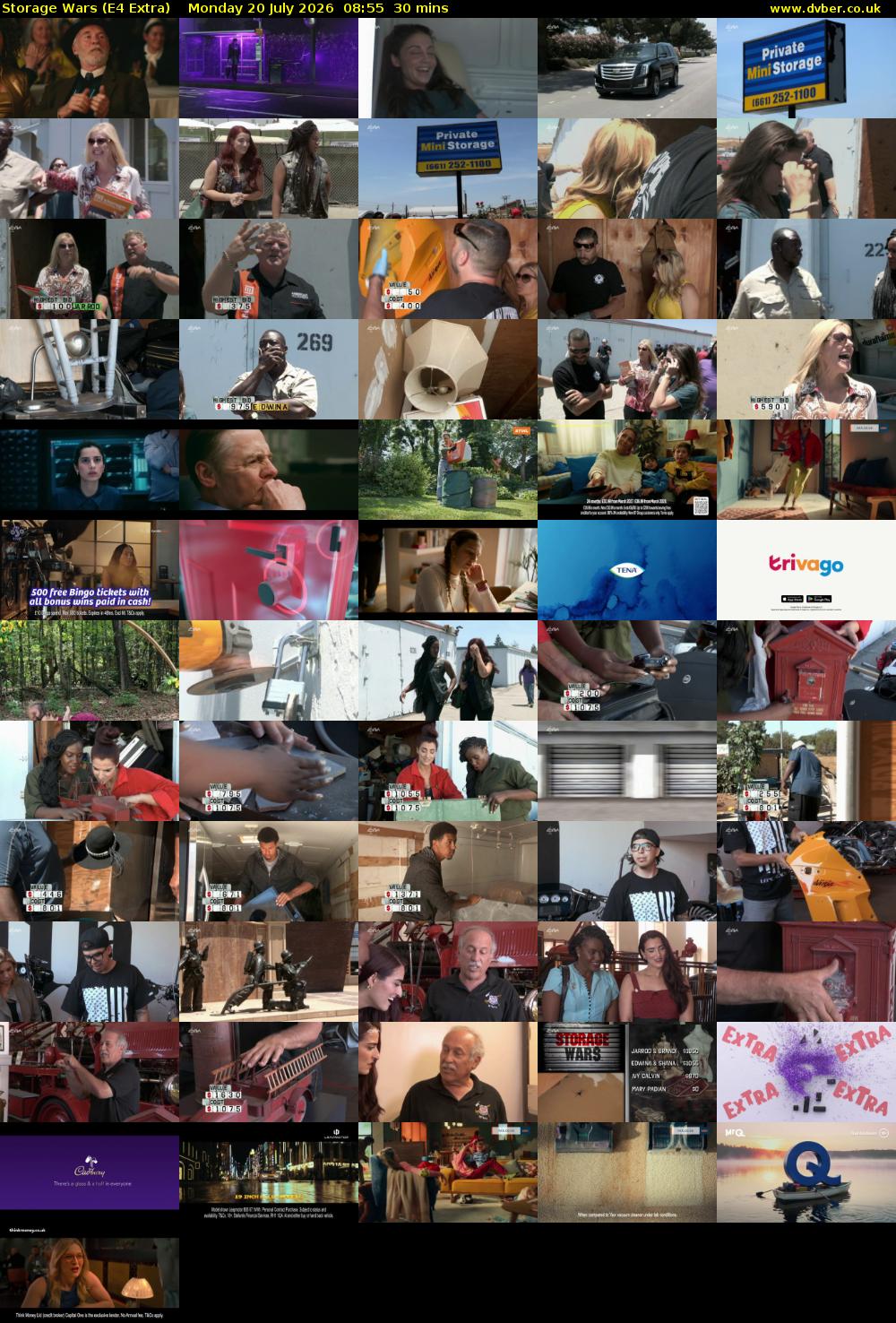 Storage Wars (E4 Extra) Monday 20 July 2026 08:55 - 09:25