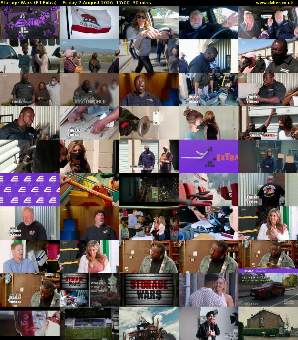 Storage Wars (E4 Extra) Friday 7 August 2026 17:00 - 17:30