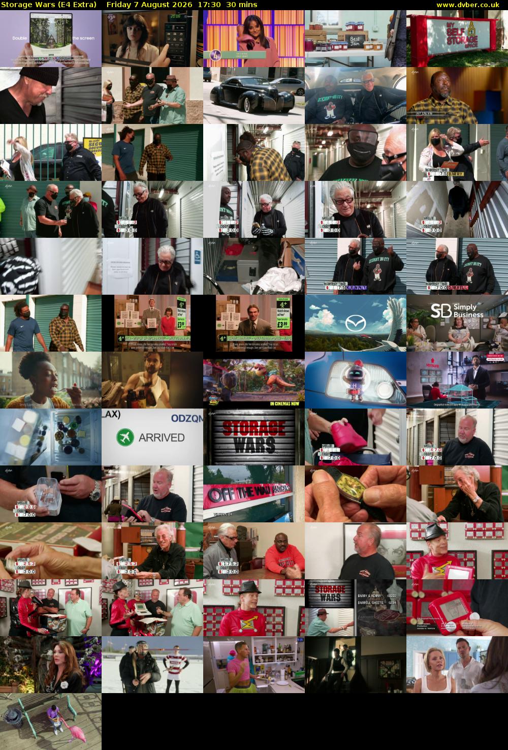 Storage Wars (E4 Extra) Friday 7 August 2026 17:30 - 18:00