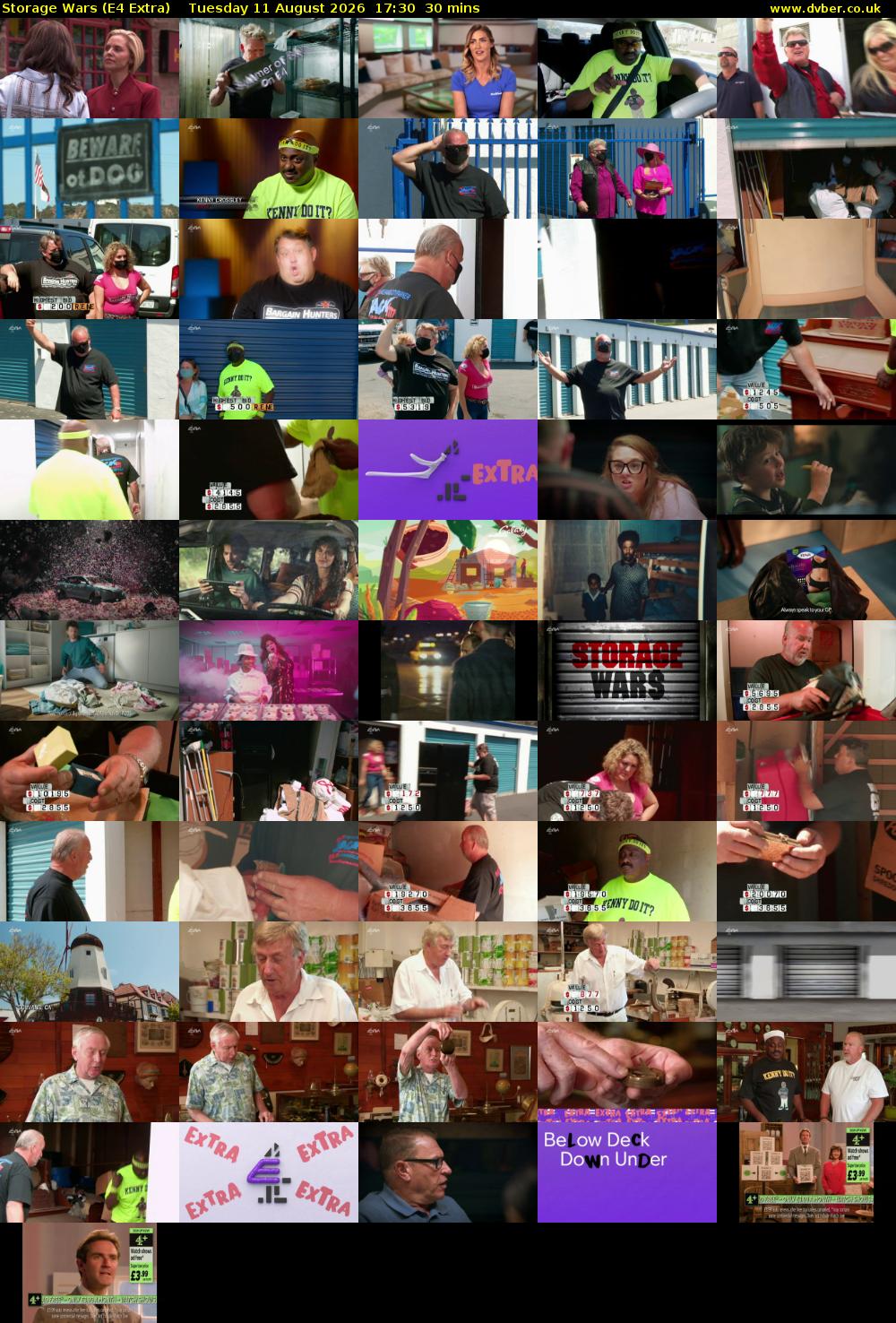 Storage Wars (E4 Extra) Tuesday 11 August 2026 17:30 - 18:00