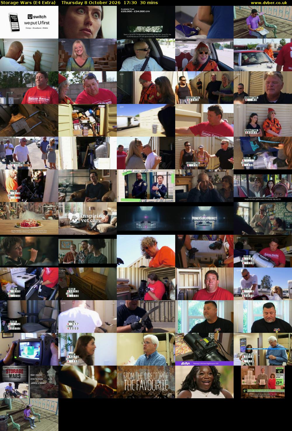 Storage Wars (E4 Extra) Thursday 8 October 2026 17:30 - 18:00