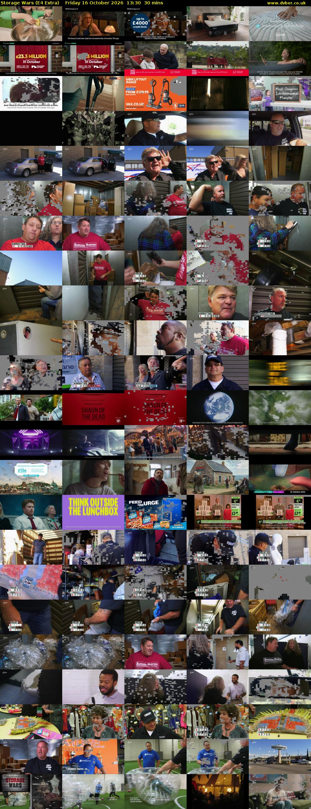 Storage Wars (E4 Extra) Friday 16 October 2026 13:30 - 14:00