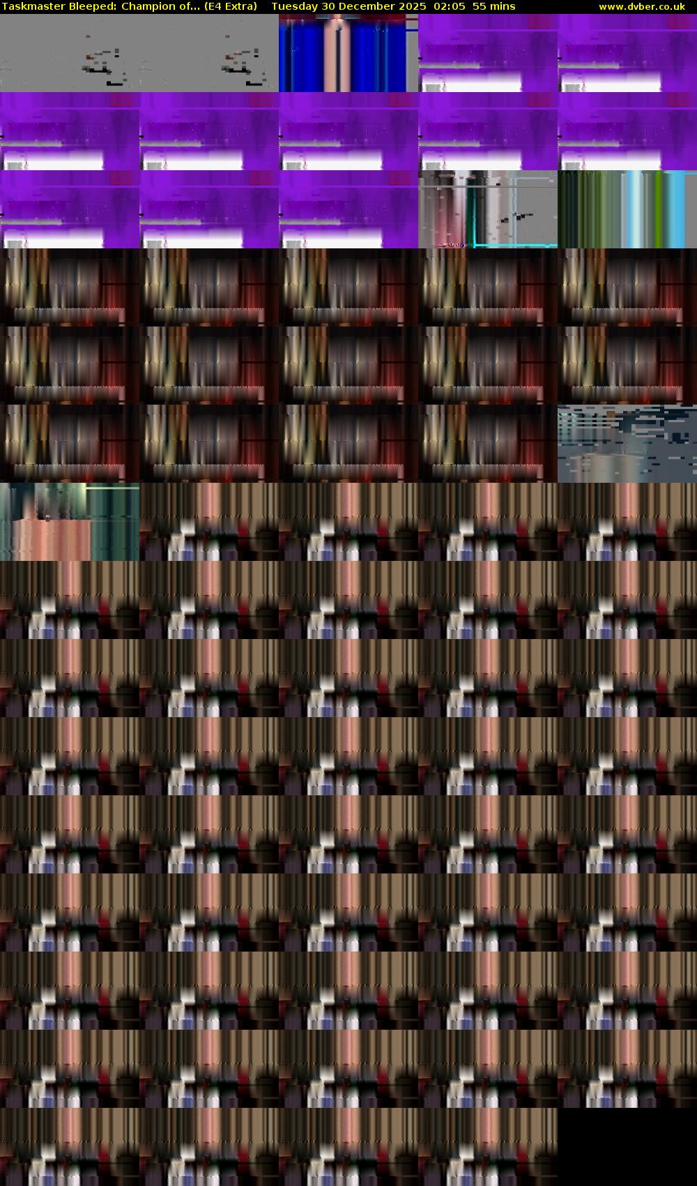 Taskmaster Bleeped: Champion of... (E4 Extra) Tuesday 30 December 2025 02:05 - 03:00