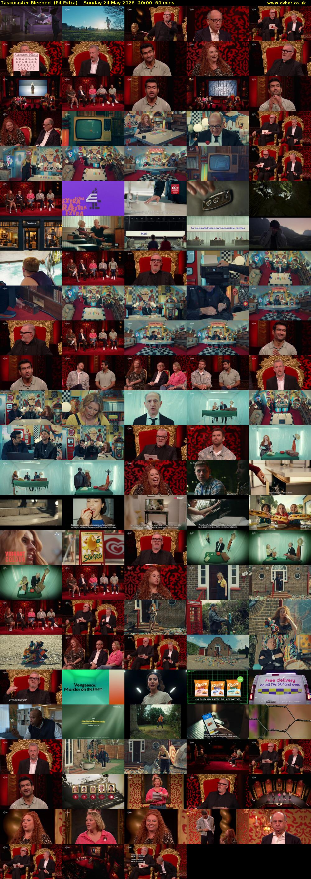 Taskmaster Bleeped  (E4 Extra) Sunday 24 May 2026 20:00 - 21:00