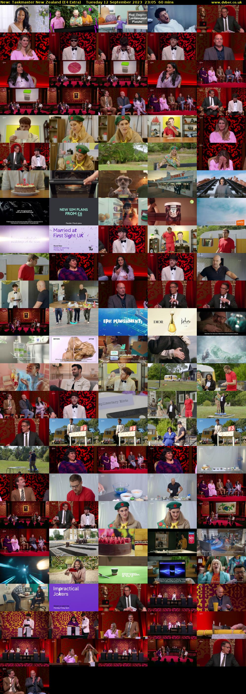 Taskmaster New Zealand (E4 Extra) Tuesday 12 September 2023 23:05 - 00:05