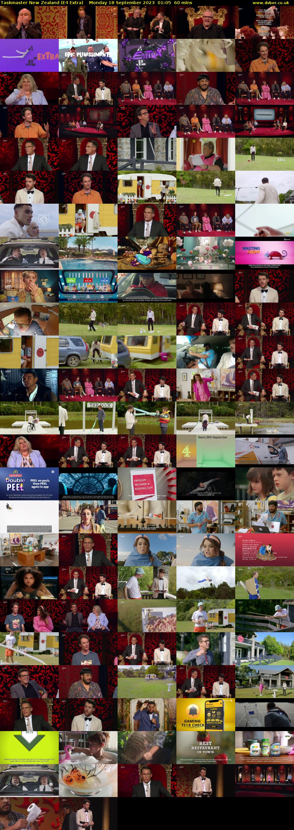 Taskmaster New Zealand (E4 Extra) Monday 18 September 2023 01:05 - 02:05