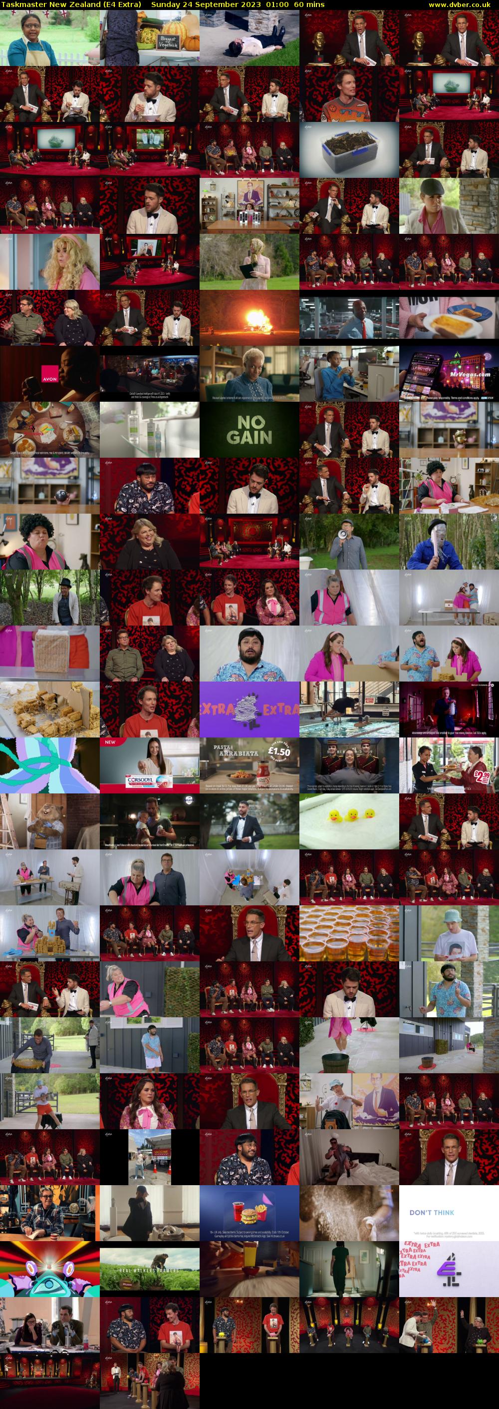 Taskmaster New Zealand (E4 Extra) Sunday 24 September 2023 01:00 - 02:00