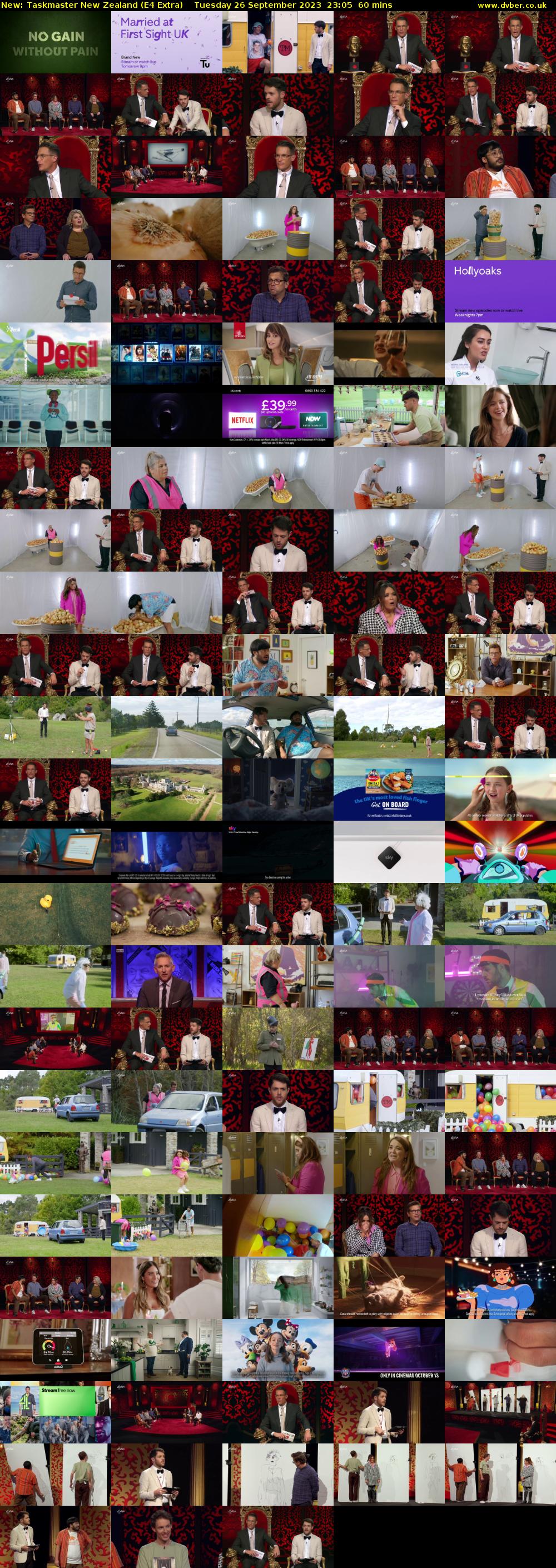 Taskmaster New Zealand (E4 Extra) Tuesday 26 September 2023 23:05 - 00:05