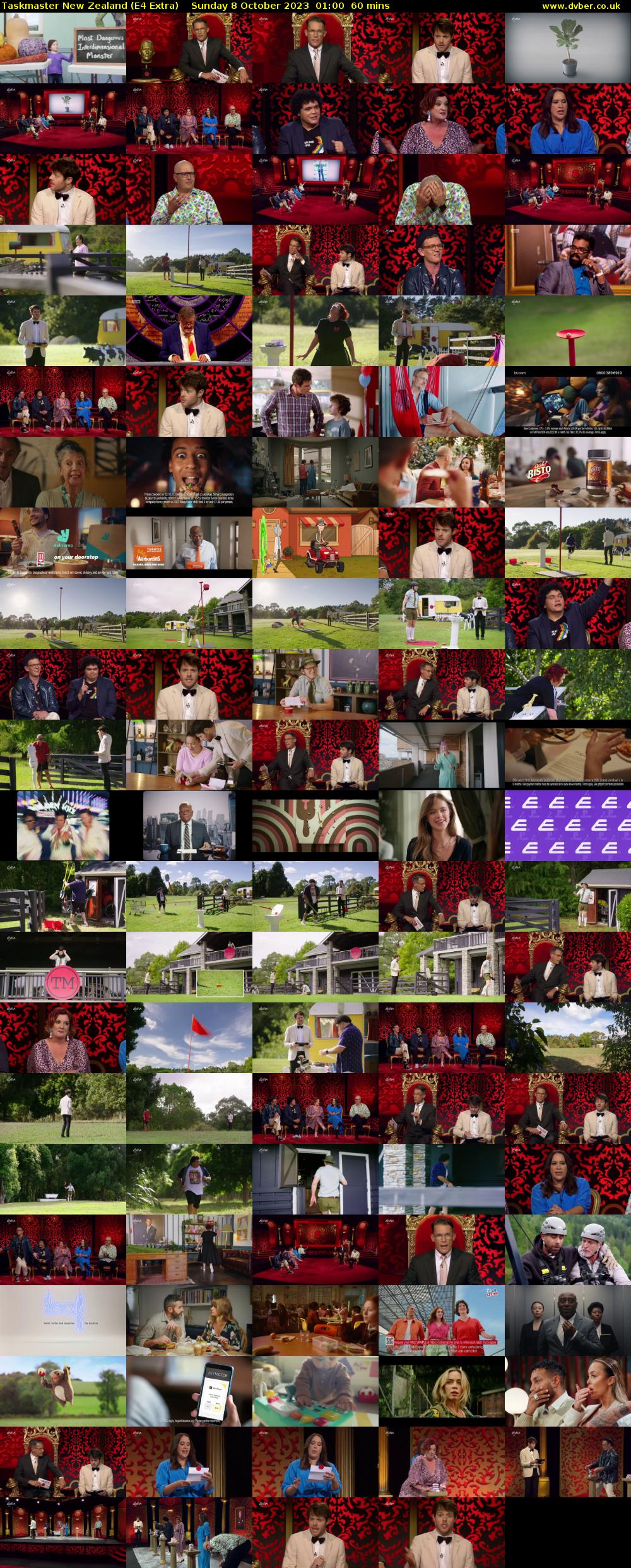 Taskmaster New Zealand (E4 Extra) Sunday 8 October 2023 01:00 - 02:00