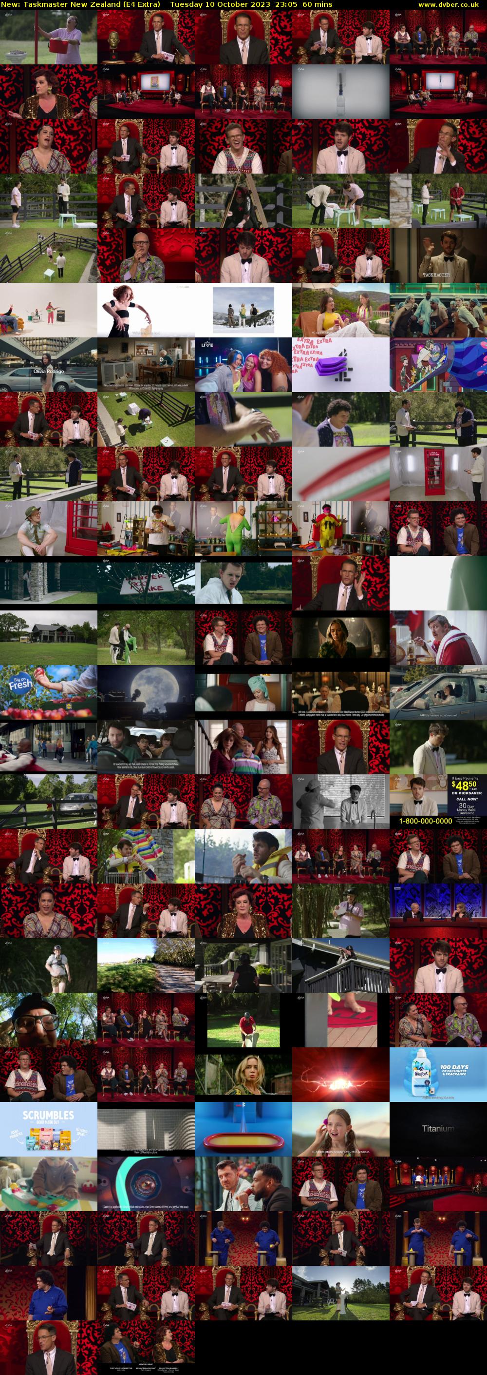 Taskmaster New Zealand (E4 Extra) Tuesday 10 October 2023 23:05 - 00:05