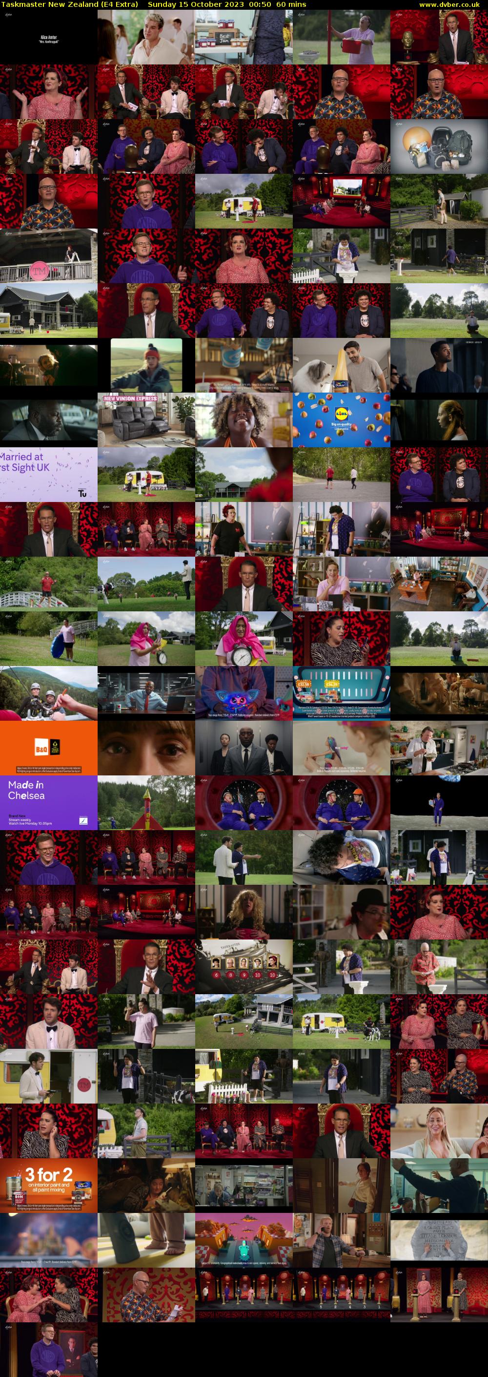 Taskmaster New Zealand (E4 Extra) Sunday 15 October 2023 00:50 - 01:50