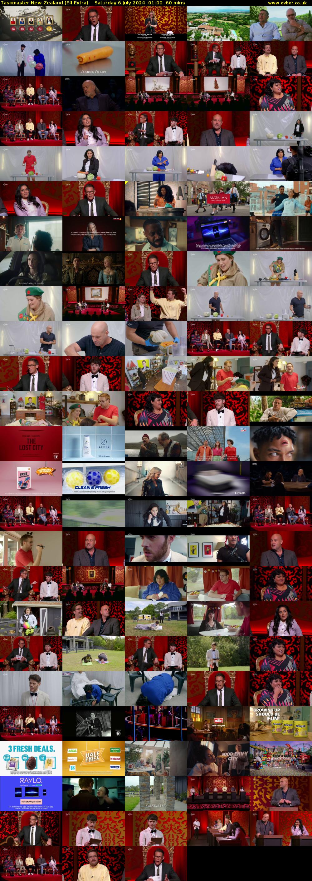 Taskmaster New Zealand (E4 Extra) Saturday 6 July 2024 01:00 - 02:00