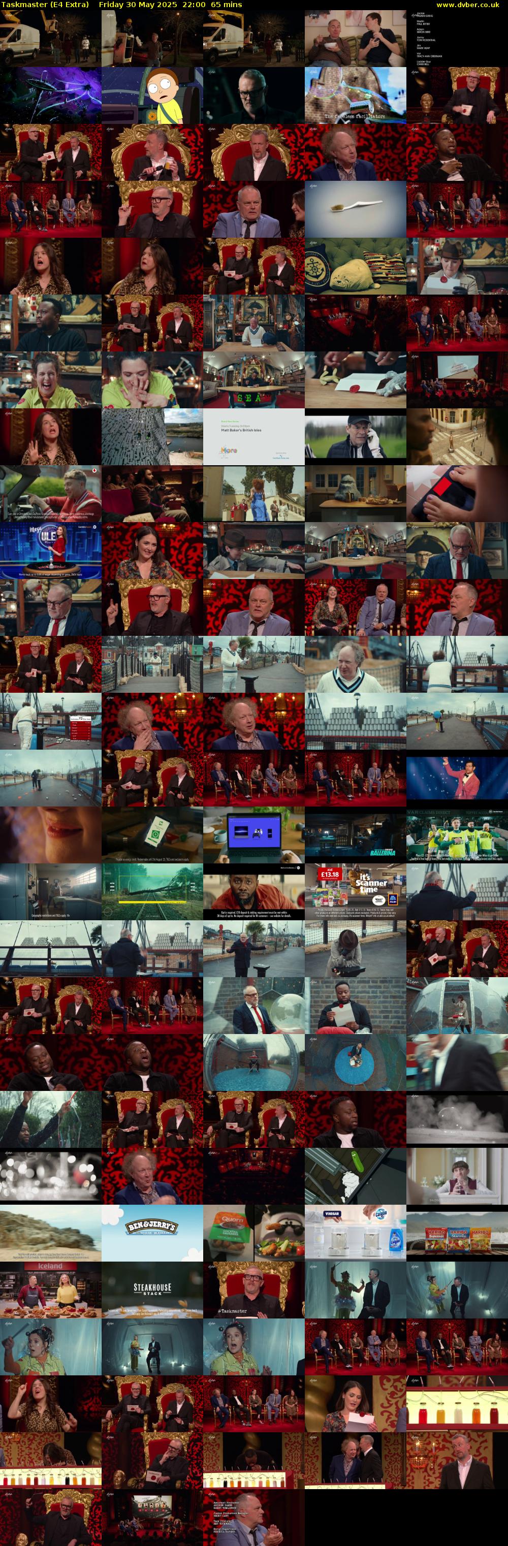 Taskmaster (E4 Extra) Friday 30 May 2025 22:00 - 23:05