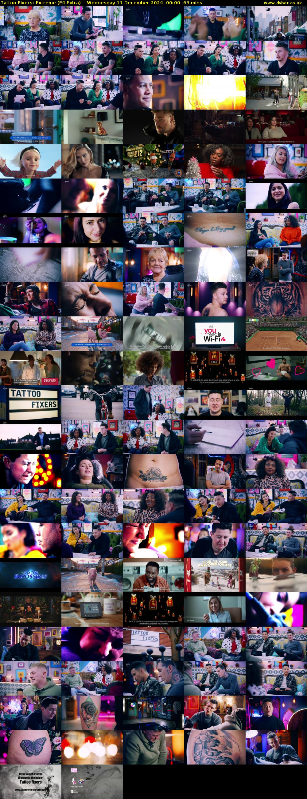 Tattoo Fixers: Extreme (E4 Extra) Wednesday 11 December 2024 00:00 - 01:05