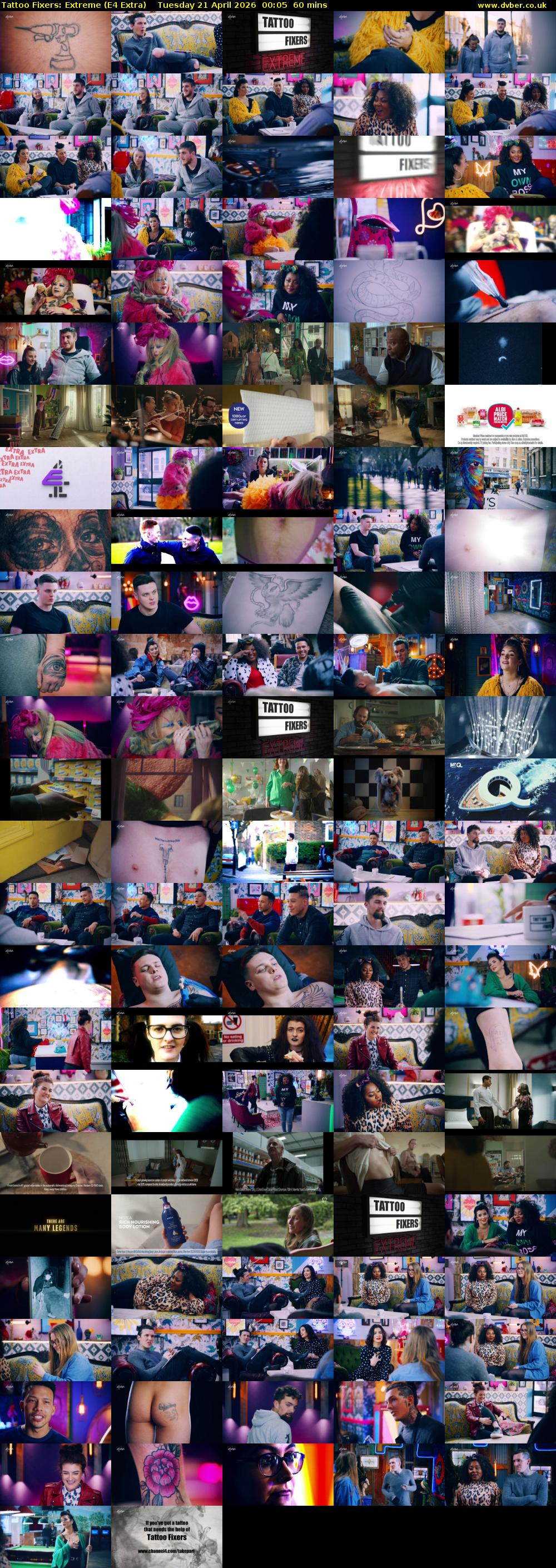 Tattoo Fixers: Extreme (E4 Extra) Tuesday 21 April 2026 00:05 - 01:05
