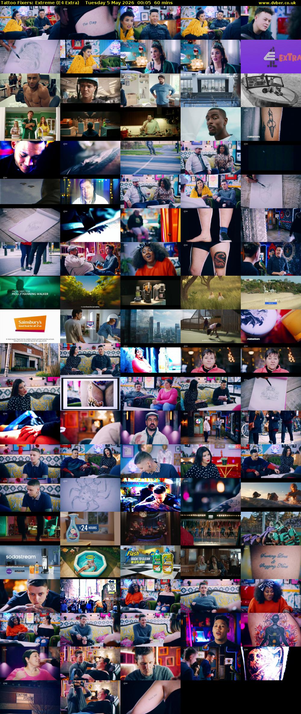 Tattoo Fixers: Extreme (E4 Extra) Tuesday 5 May 2026 00:05 - 01:05
