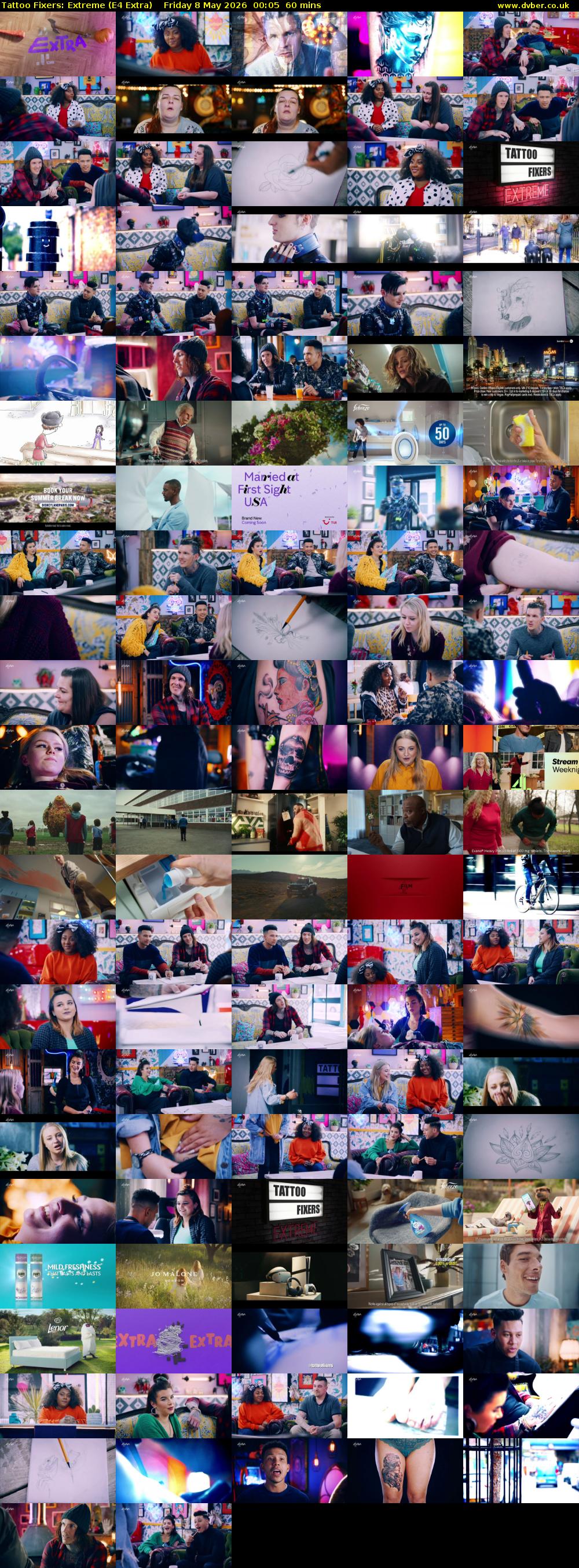 Tattoo Fixers: Extreme (E4 Extra) Friday 8 May 2026 00:05 - 01:05
