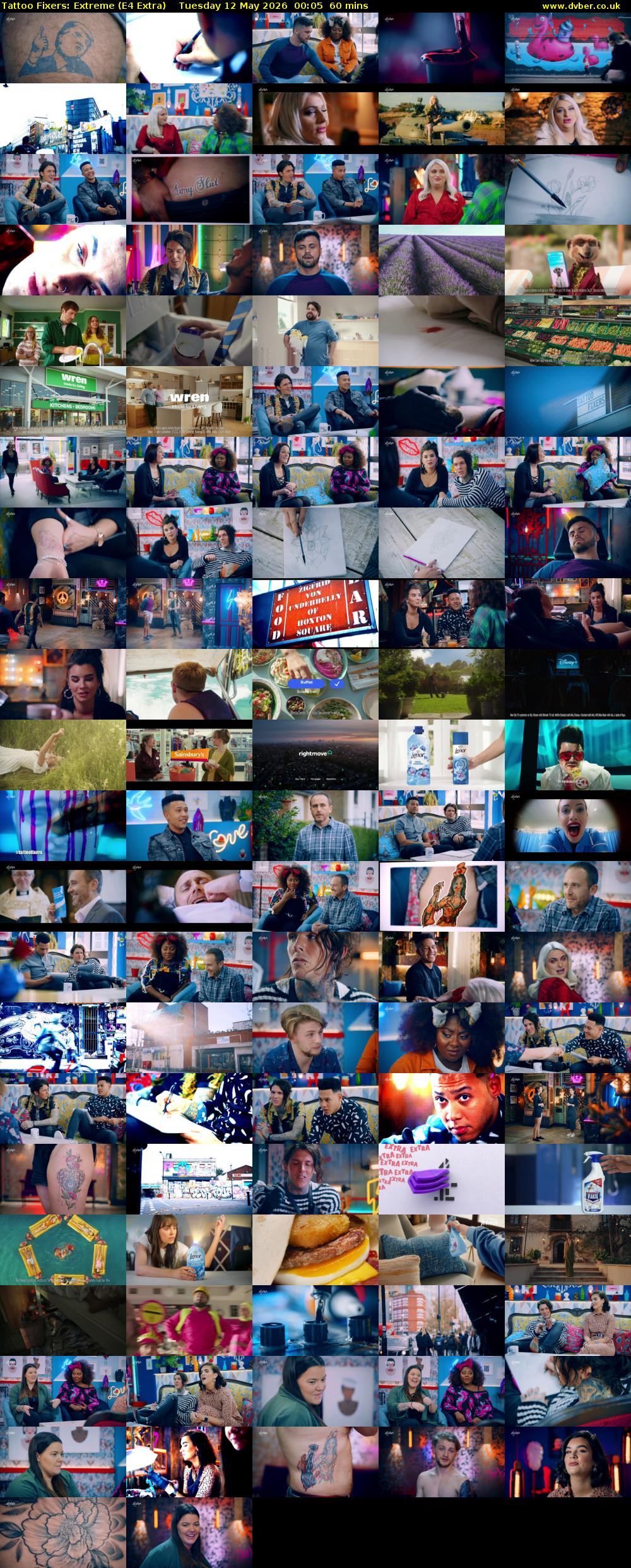 Tattoo Fixers: Extreme (E4 Extra) Tuesday 12 May 2026 00:05 - 01:05