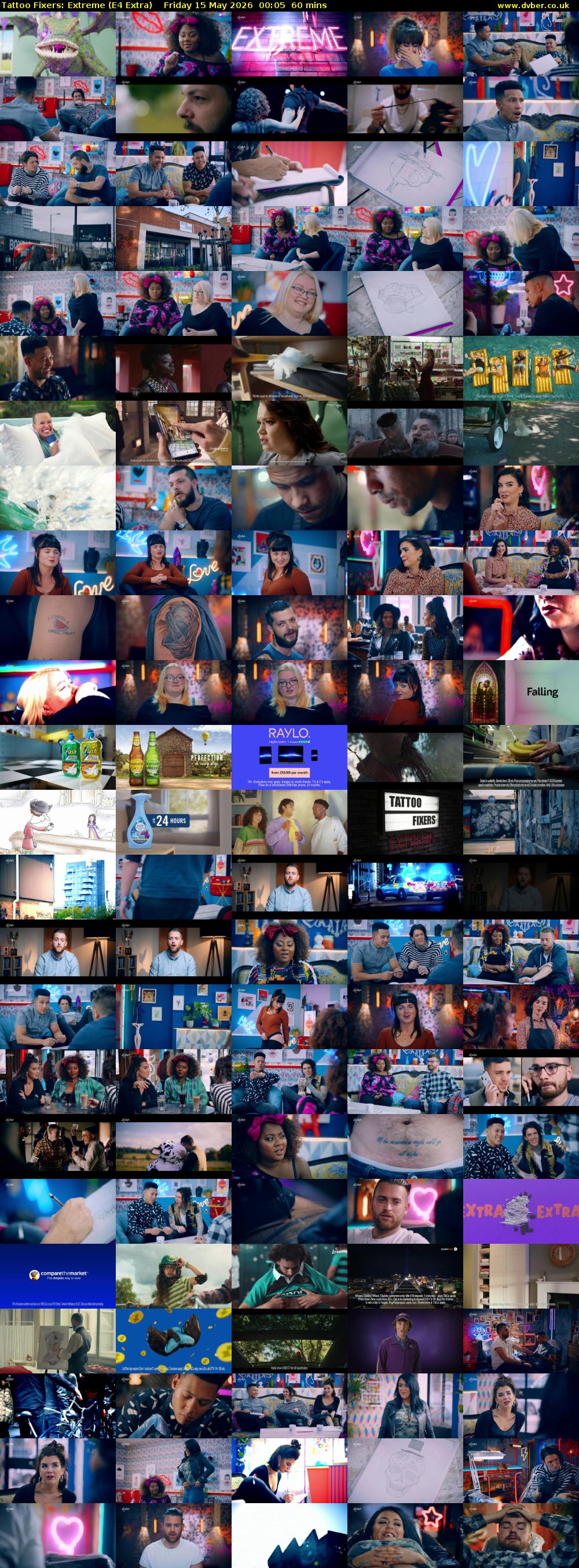 Tattoo Fixers: Extreme (E4 Extra) Friday 15 May 2026 00:05 - 01:05