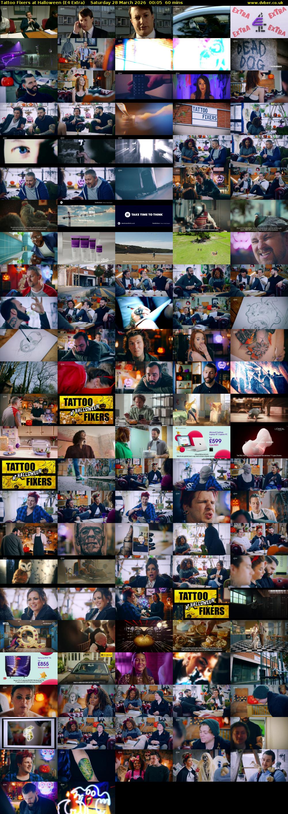 Tattoo Fixers at Halloween (E4 Extra) Saturday 28 March 2026 00:05 - 01:05