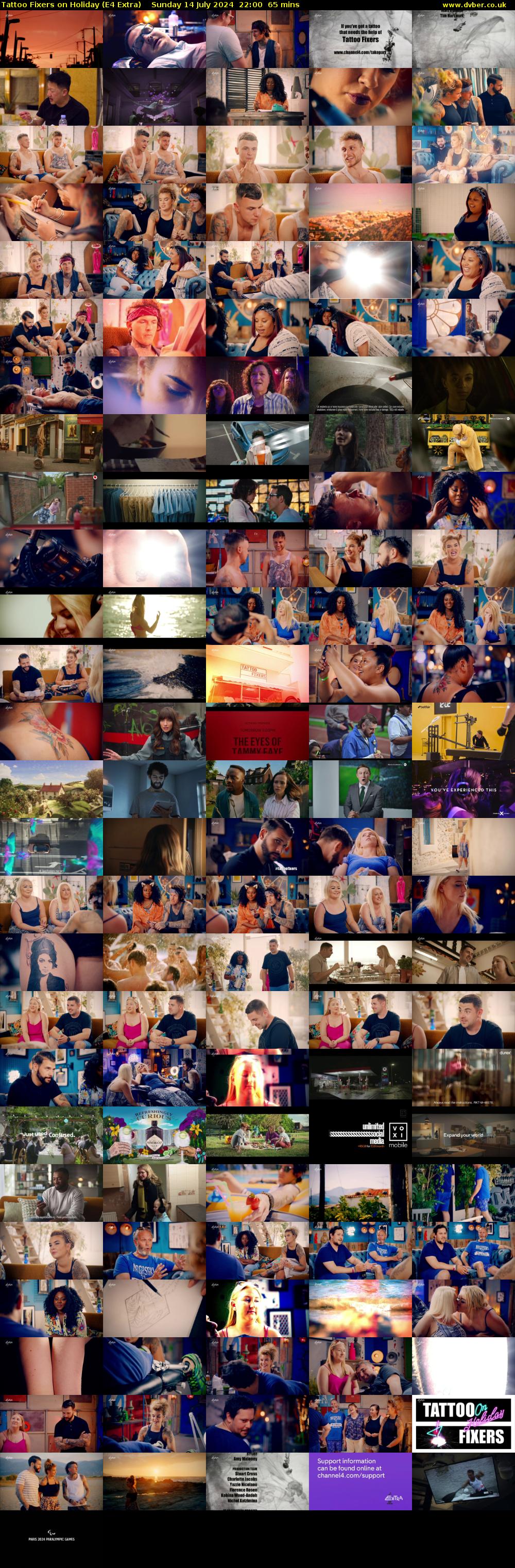 Tattoo Fixers on Holiday (E4 Extra) Sunday 14 July 2024 22:00 - 23:05