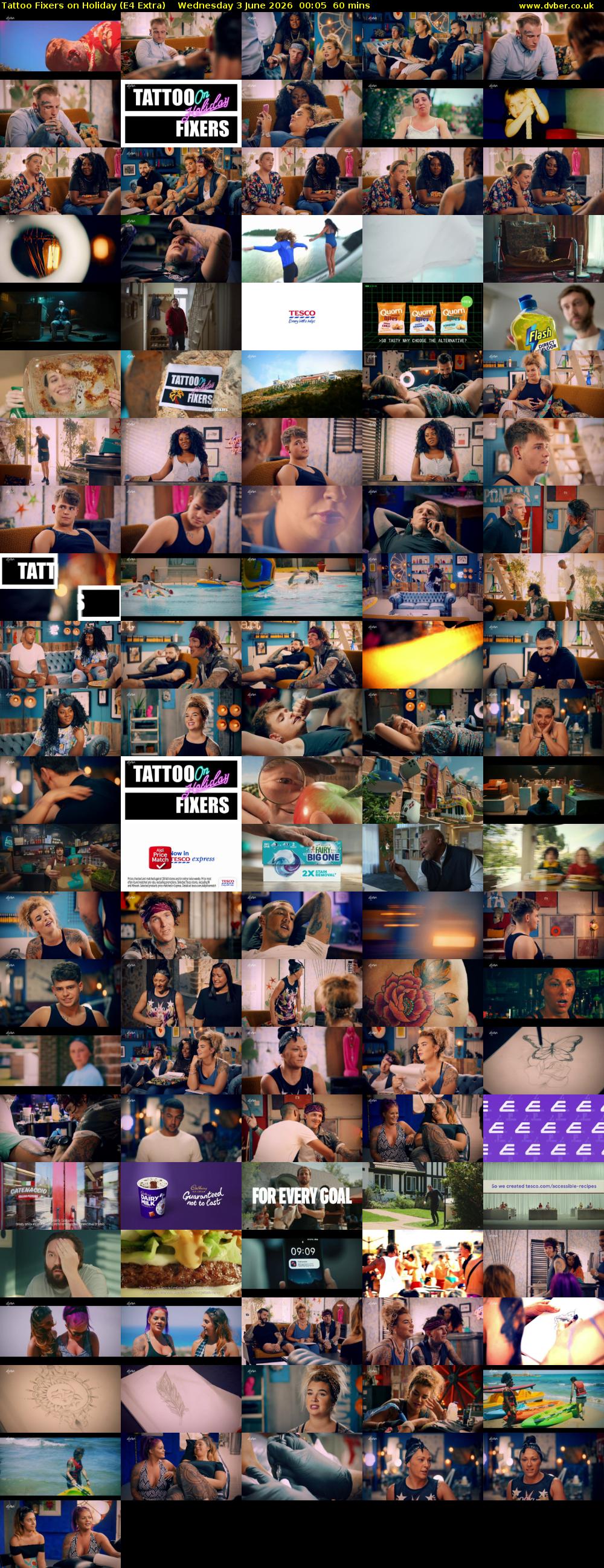Tattoo Fixers on Holiday (E4 Extra) Wednesday 3 June 2026 00:05 - 01:05