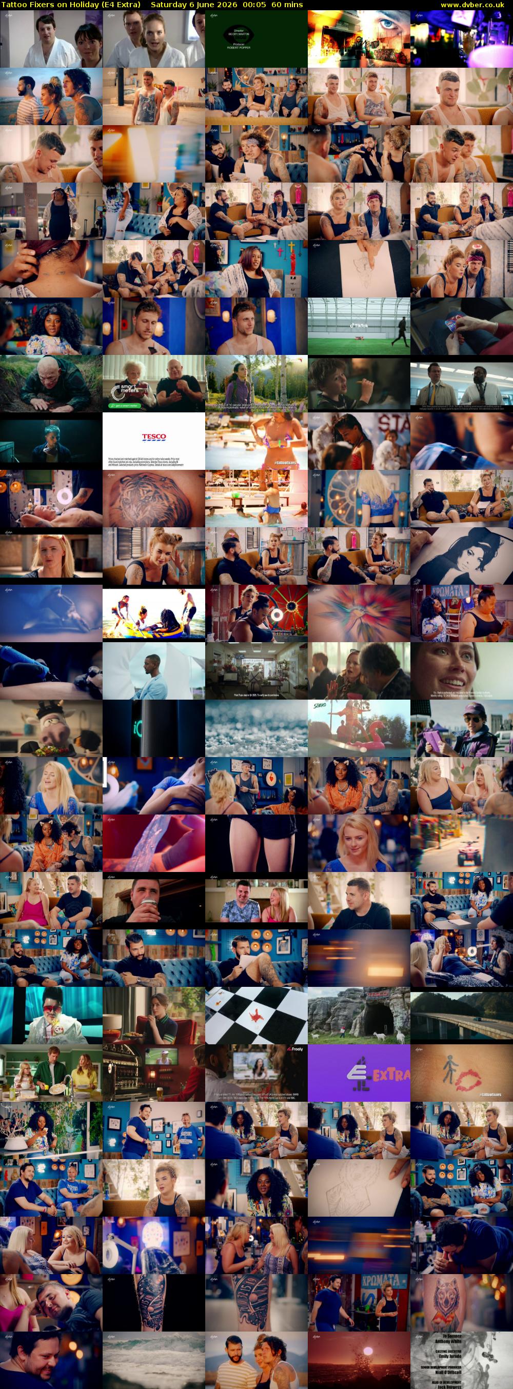 Tattoo Fixers on Holiday (E4 Extra) Saturday 6 June 2026 00:05 - 01:05