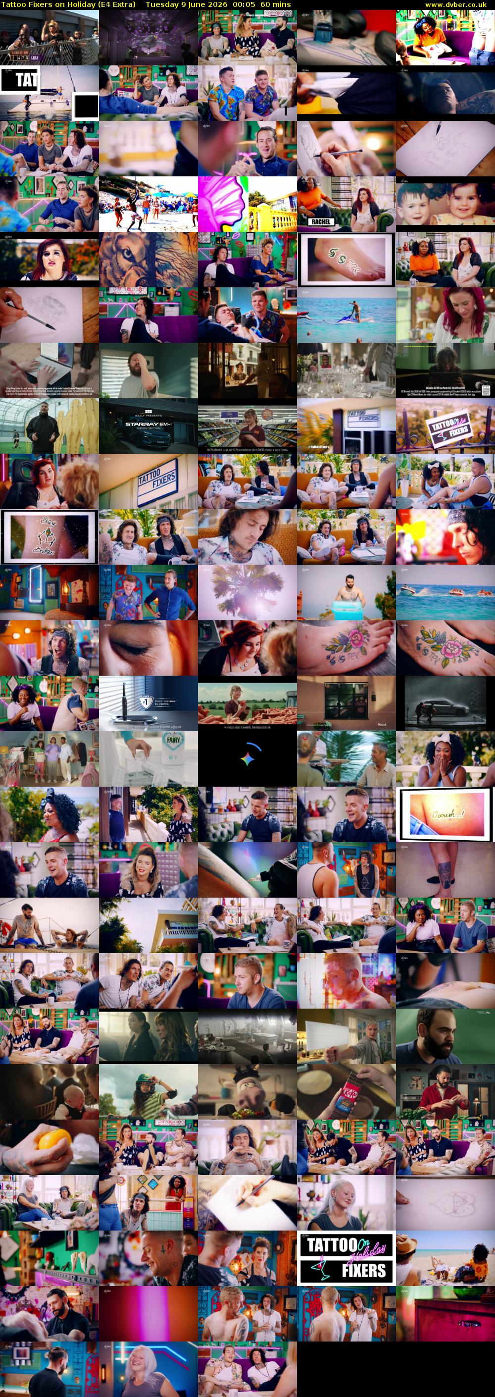 Tattoo Fixers on Holiday (E4 Extra) Tuesday 9 June 2026 00:05 - 01:05