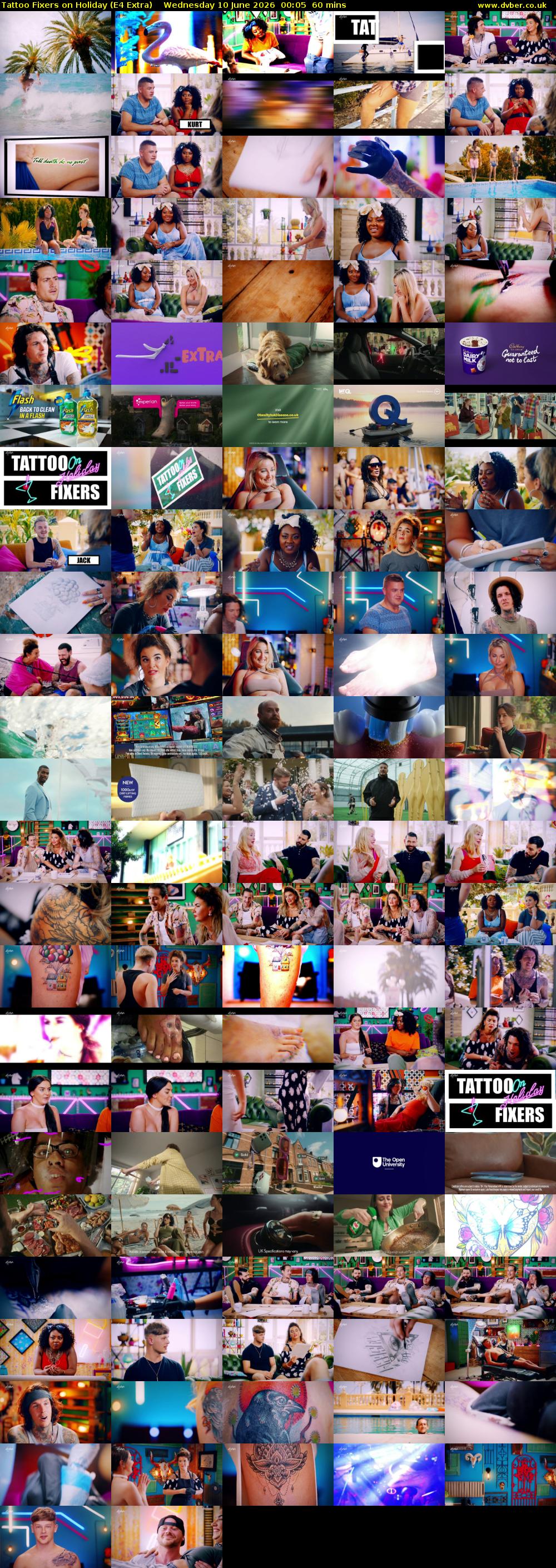 Tattoo Fixers on Holiday (E4 Extra) Wednesday 10 June 2026 00:05 - 01:05