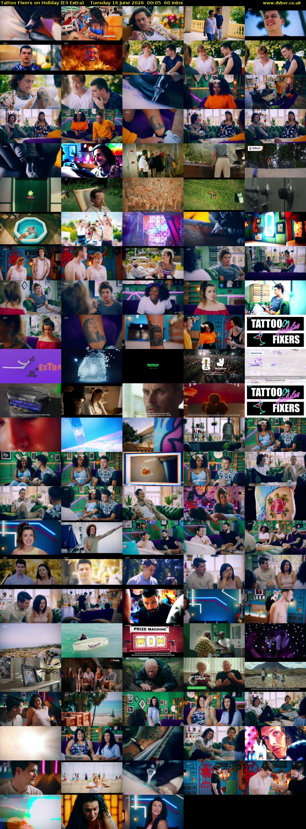 Tattoo Fixers on Holiday (E4 Extra) Tuesday 16 June 2026 00:05 - 01:05