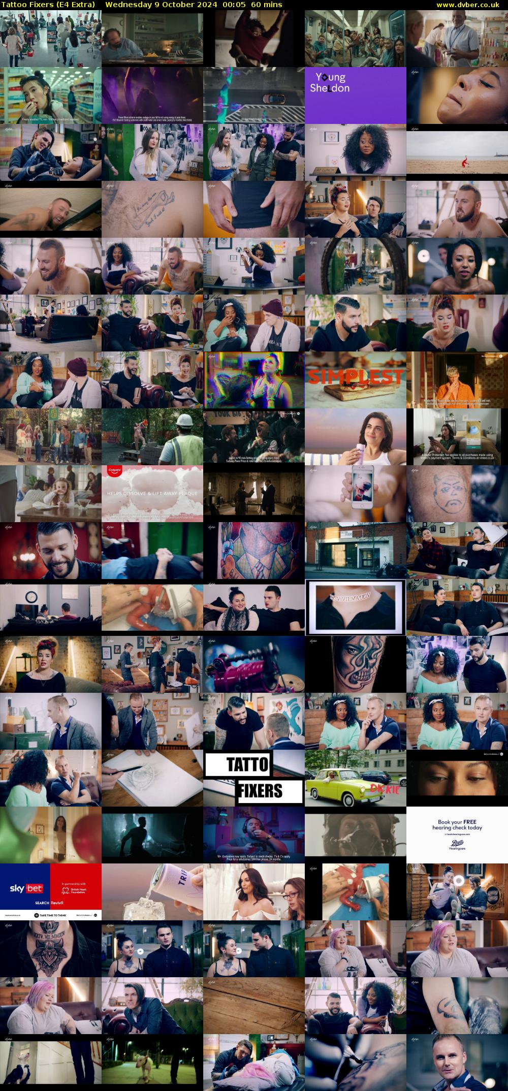 Tattoo Fixers (E4 Extra) Wednesday 9 October 2024 00:05 - 01:05