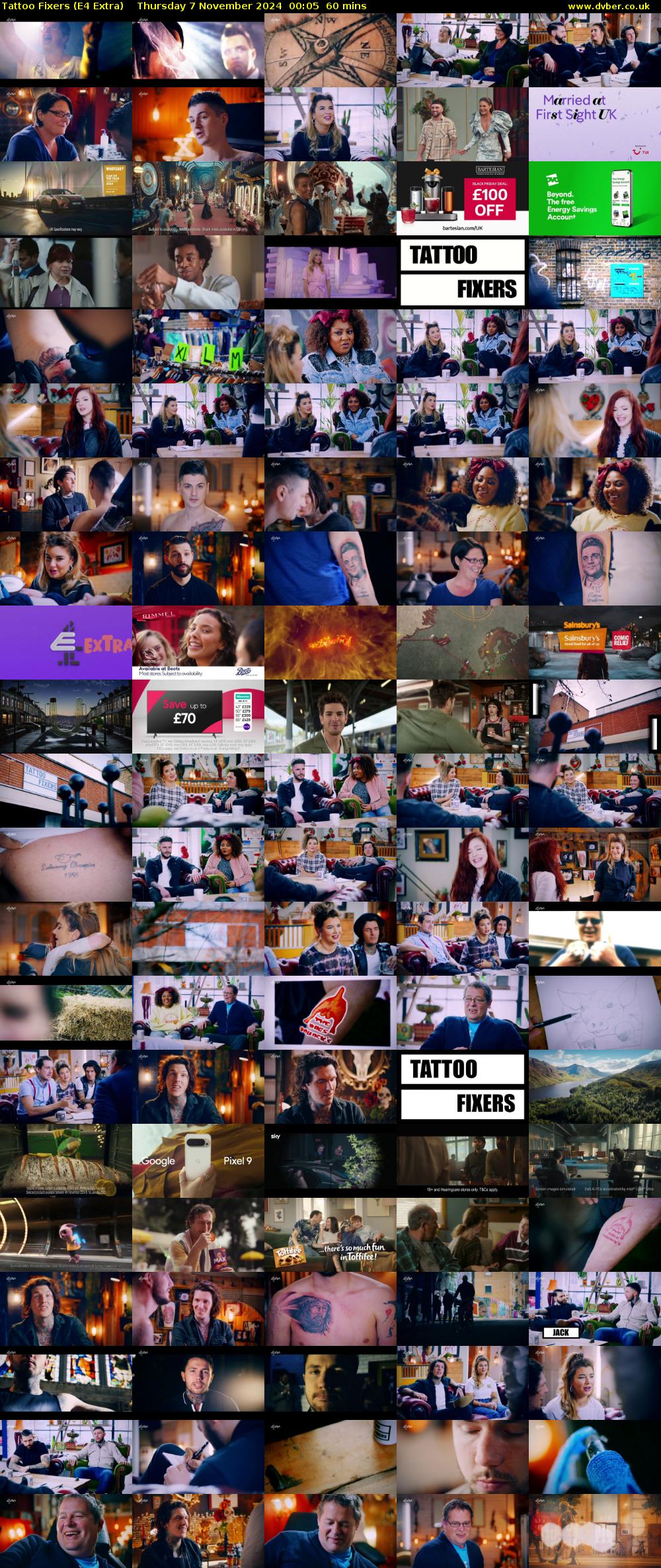 Tattoo Fixers (E4 Extra) Thursday 7 November 2024 00:05 - 01:05