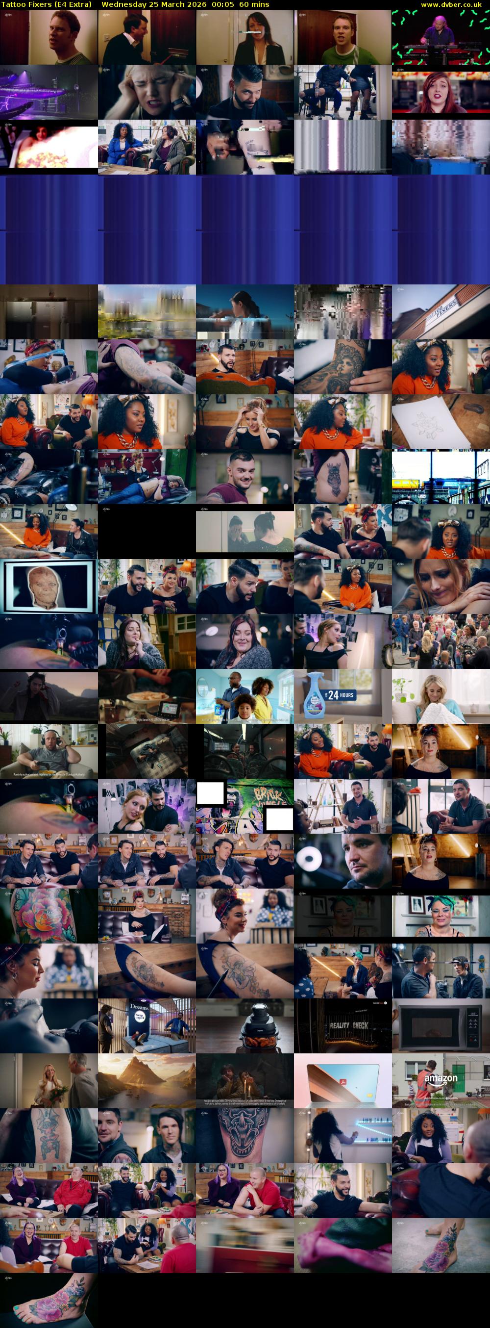 Tattoo Fixers (E4 Extra) Wednesday 25 March 2026 00:05 - 01:05