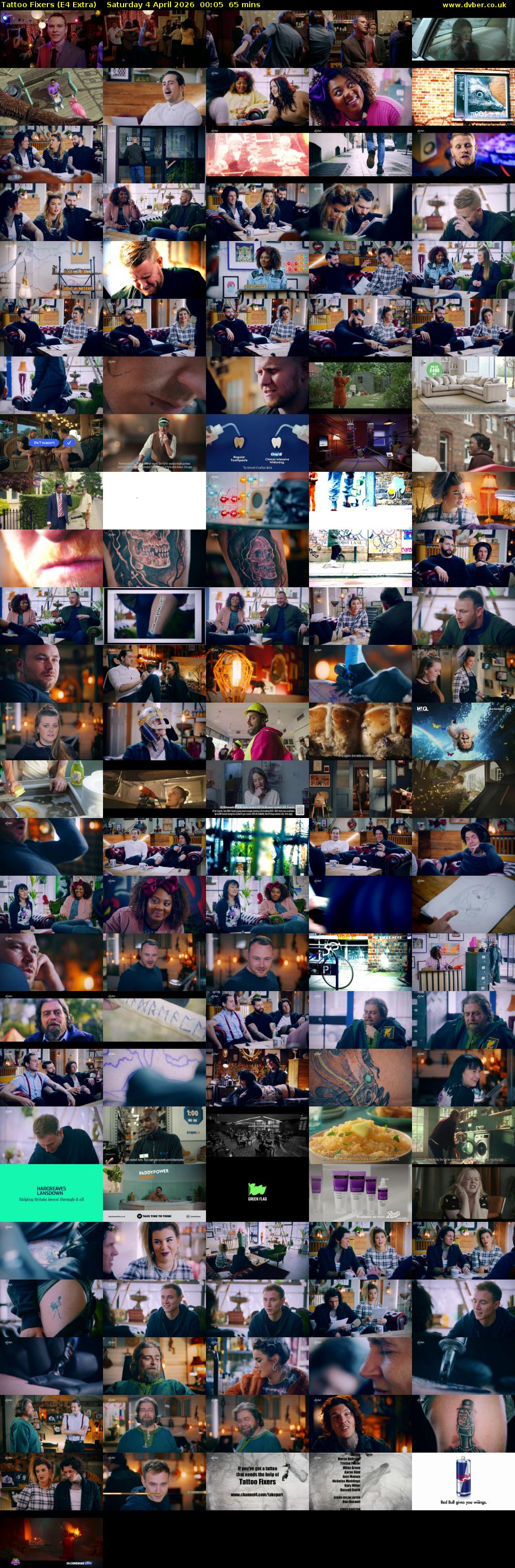 Tattoo Fixers (E4 Extra) Saturday 4 April 2026 00:05 - 01:10
