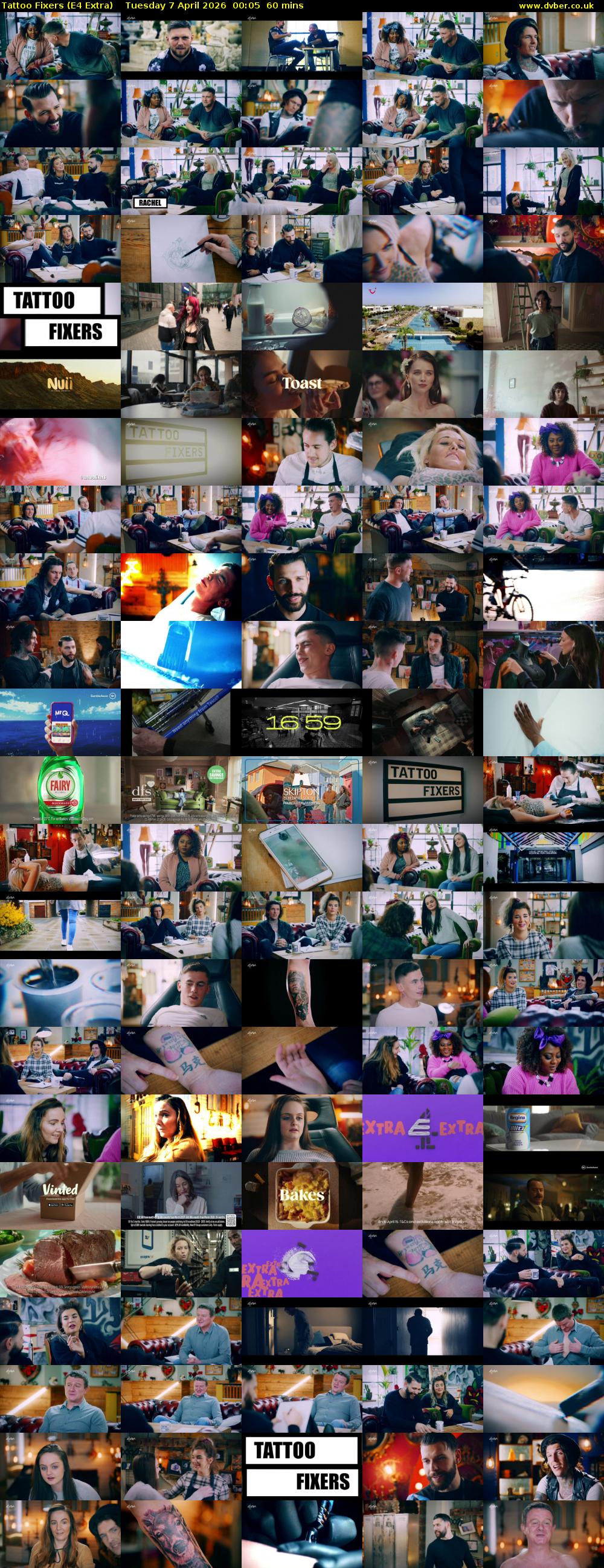 Tattoo Fixers (E4 Extra) Tuesday 7 April 2026 00:05 - 01:05
