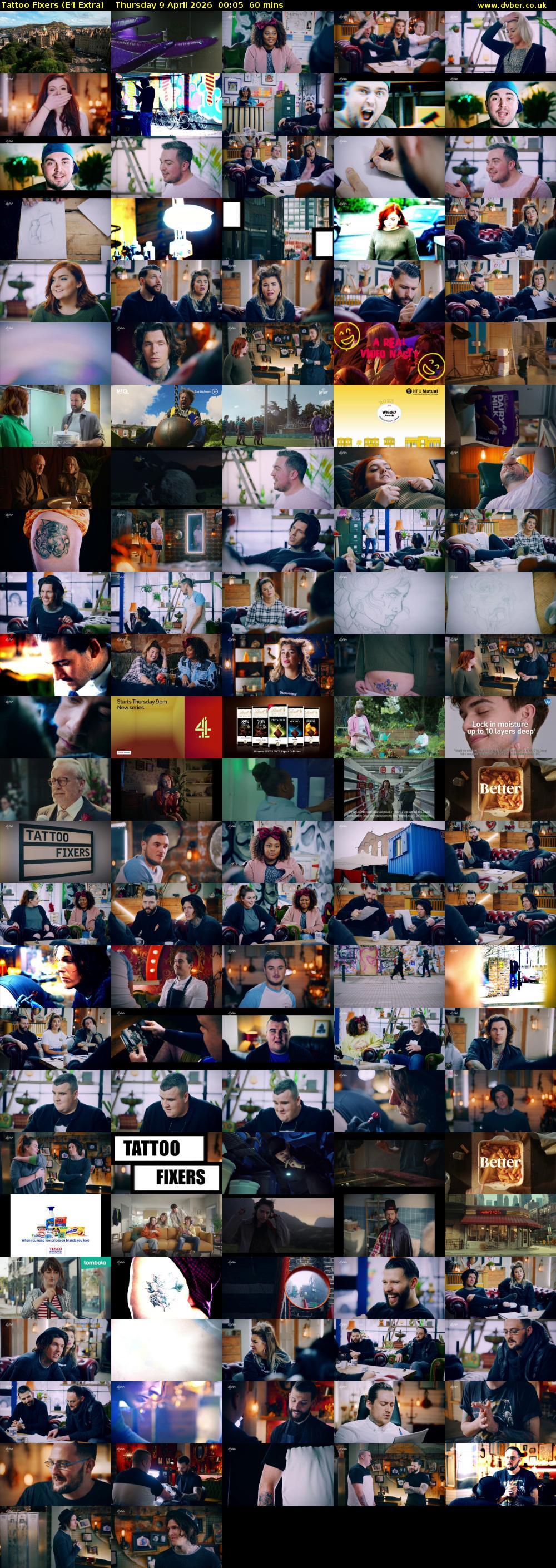 Tattoo Fixers (E4 Extra) Thursday 9 April 2026 00:05 - 01:05