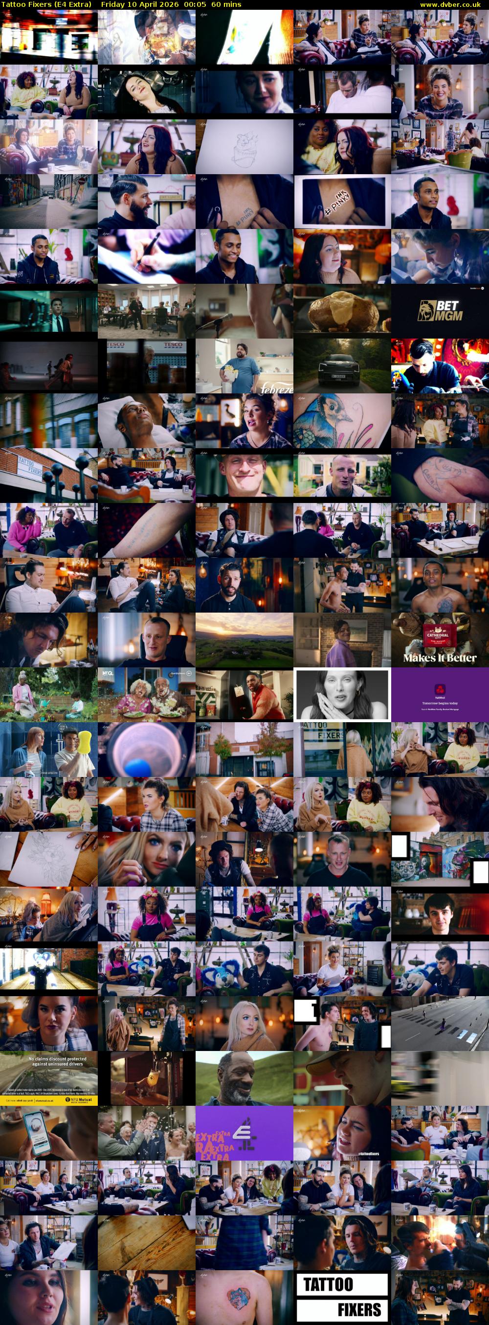 Tattoo Fixers (E4 Extra) Friday 10 April 2026 00:05 - 01:05
