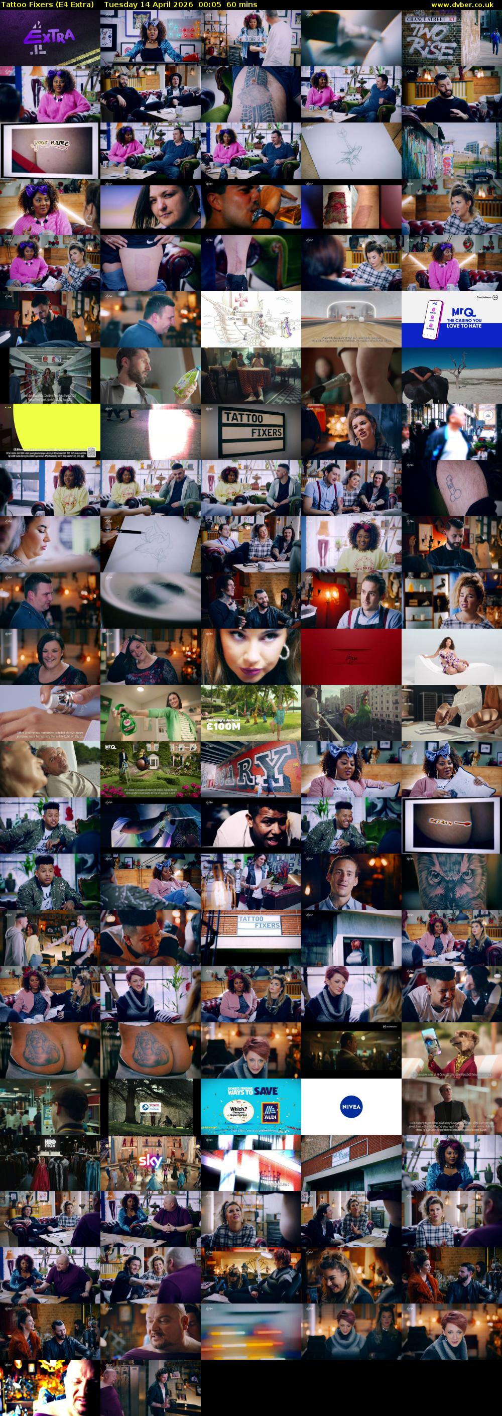 Tattoo Fixers (E4 Extra) Tuesday 14 April 2026 00:05 - 01:05