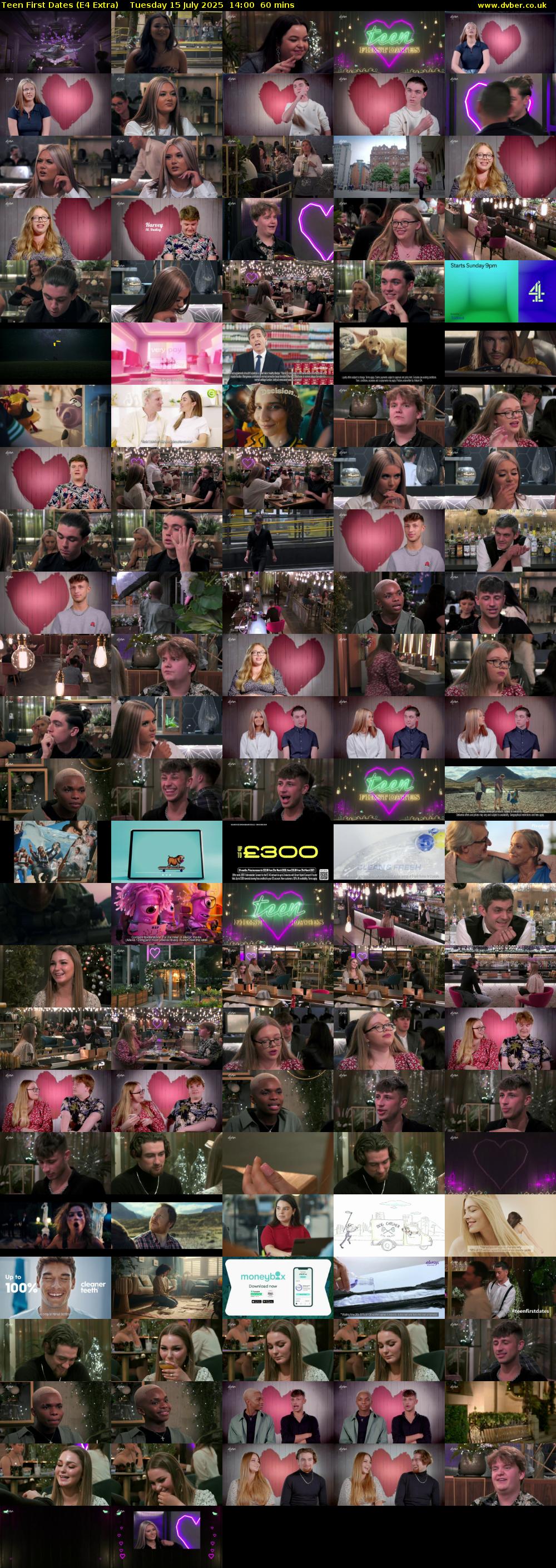 Teen First Dates (E4 Extra) Tuesday 15 July 2025 14:00 - 15:00