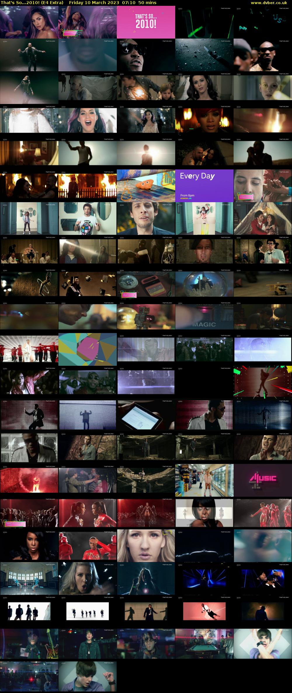 That's So...2010! (E4 Extra) Friday 10 March 2023 07:10 - 08:00