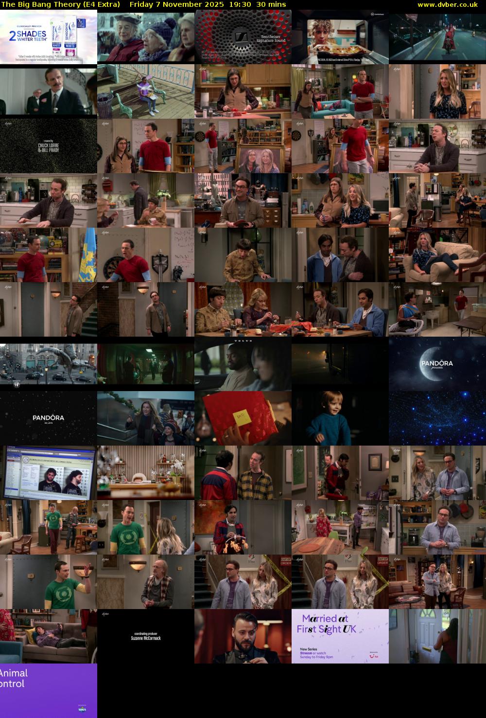 The Big Bang Theory (E4 Extra) Friday 7 November 2025 19:30 - 20:00
