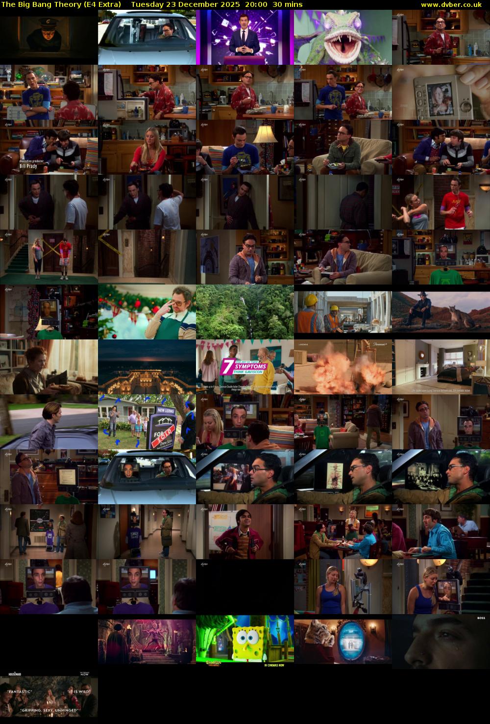The Big Bang Theory (E4 Extra) Tuesday 23 December 2025 20:00 - 20:30
